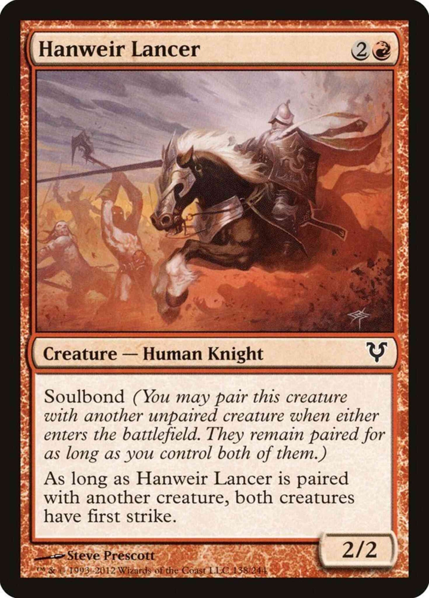 Hanweir Lancer [138] [Avacyn Restored] [Non-Foil]