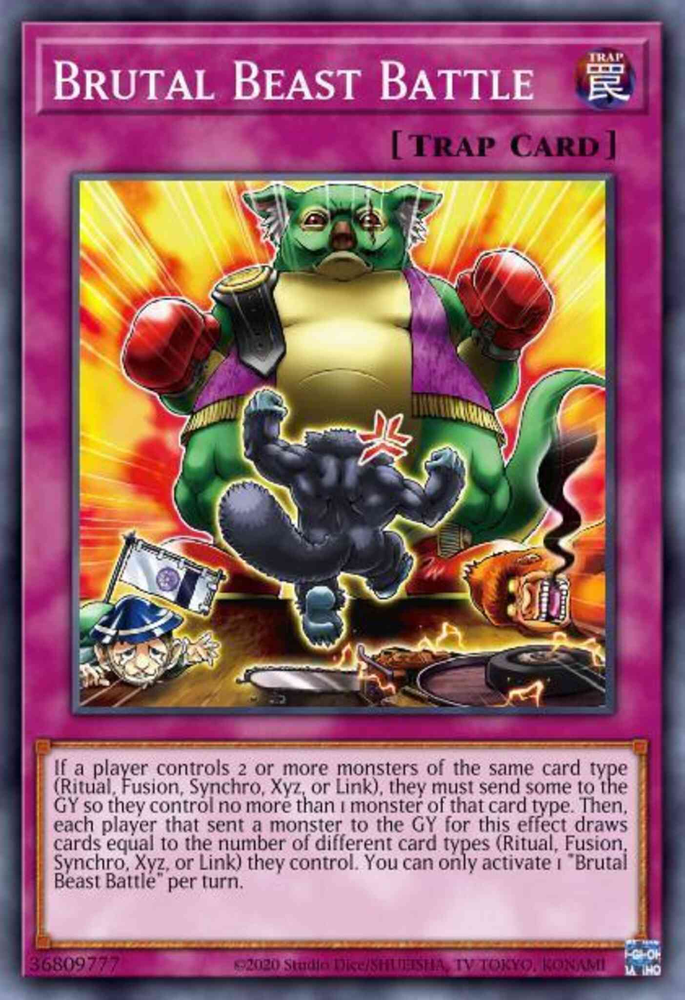 Brutal Beast Battle - CHIM-EN084 - Rare - 1st Edition