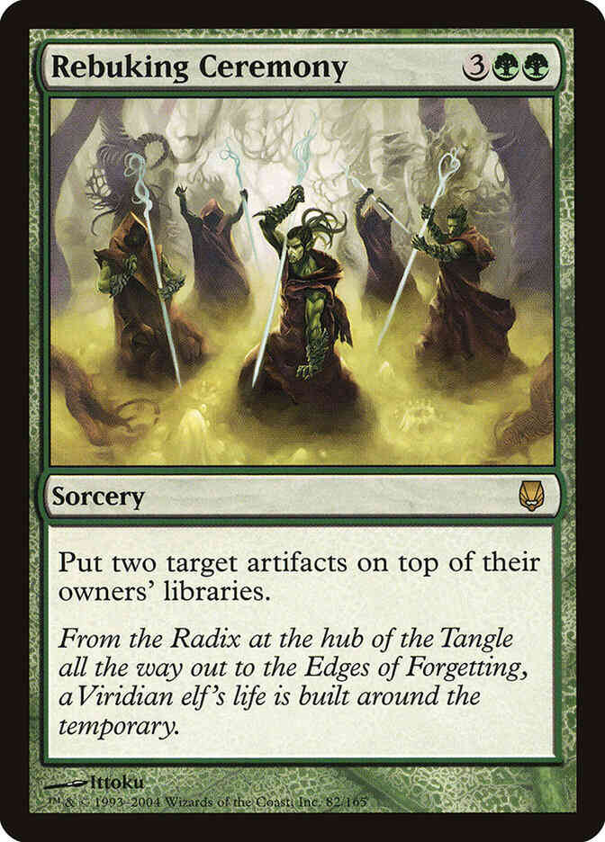 Rebuking Ceremony [82] [Darksteel] [Non-Foil]
