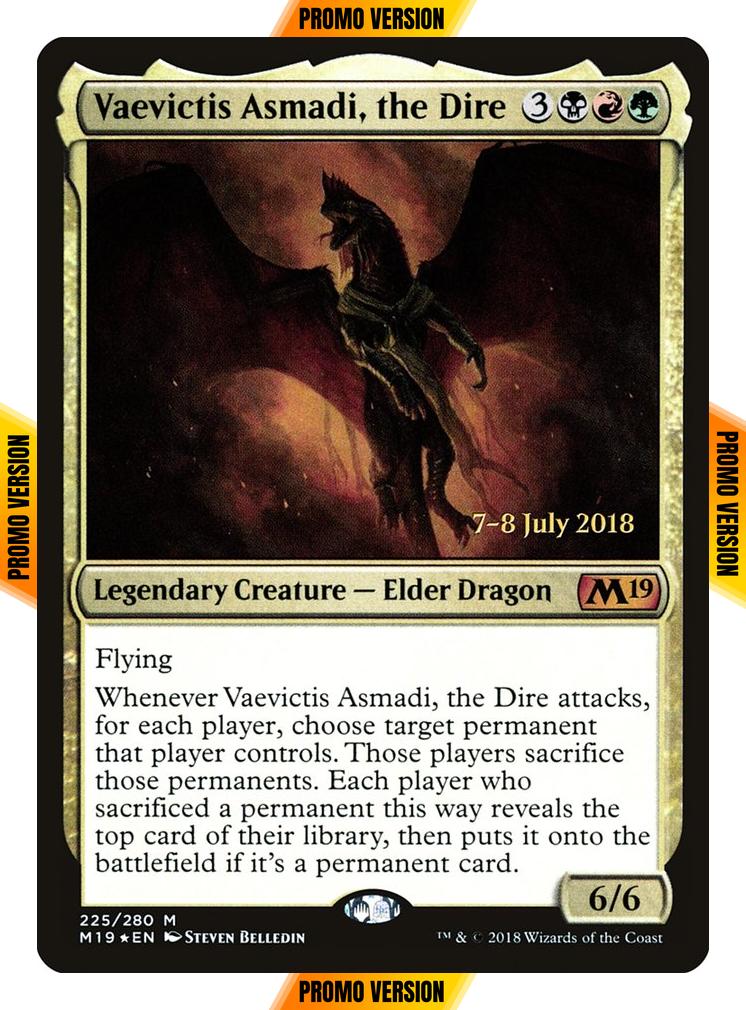 Vaevictis Asmadi, the Dire [225s] [Core Set 2019 Promos] [Foil]