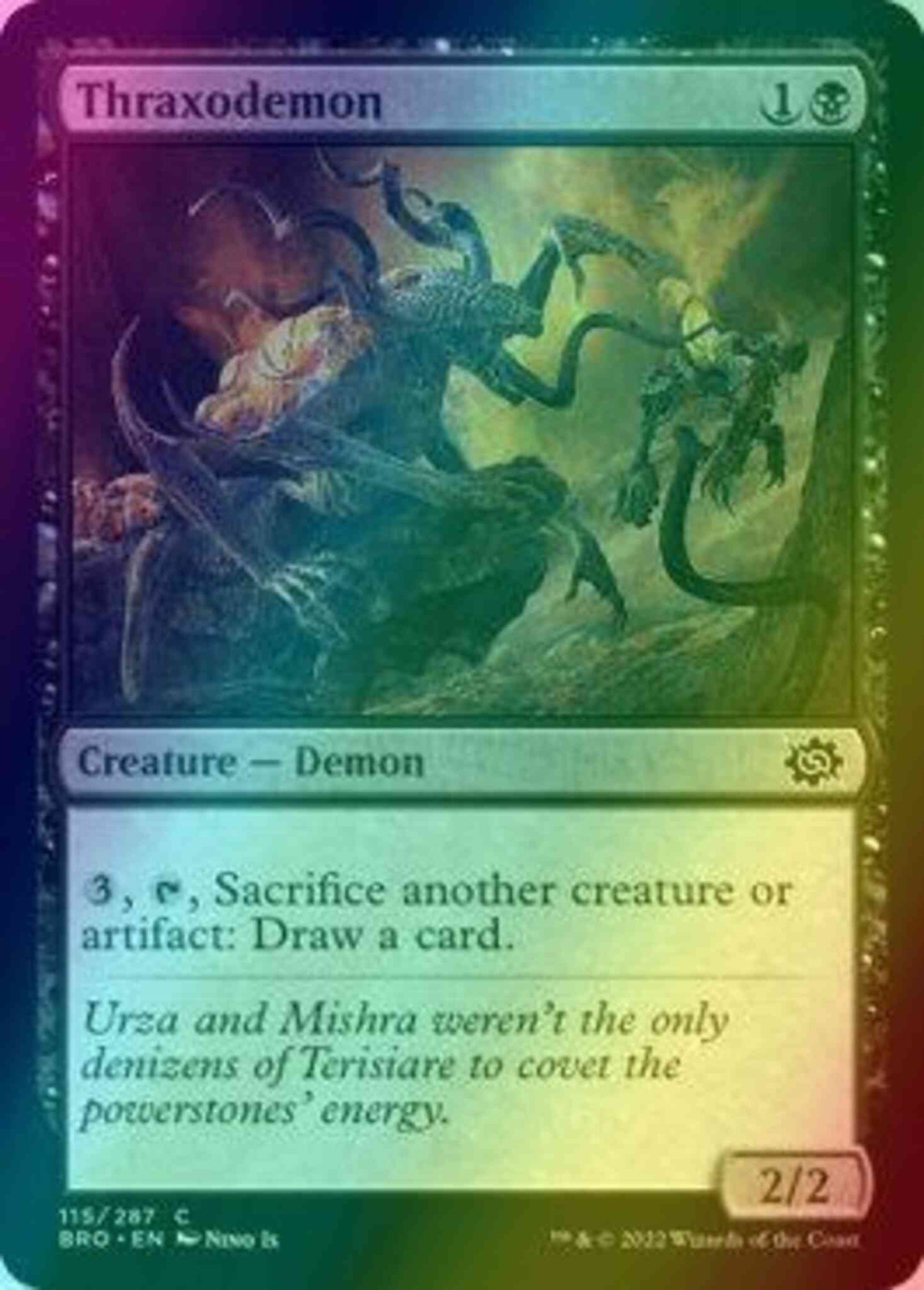 Thraxodemon [115] [The Brothers' War] [Foil]