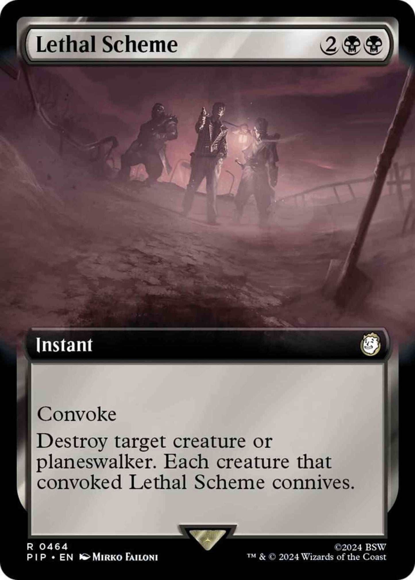 Lethal Scheme [464] [Extended Art] [Fallout] [Non-Foil]
