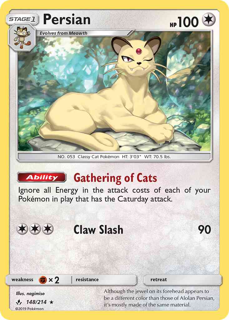 Persian - 148/214 - Rare [sm10-148] [Non-Holo]