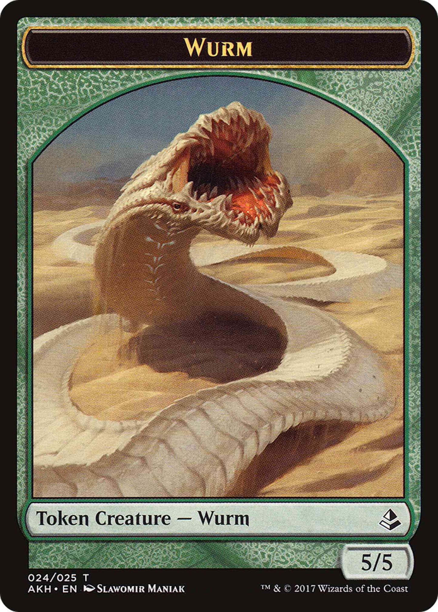 Wurm Token [24] [Amonkhet Tokens] [Non-Foil]