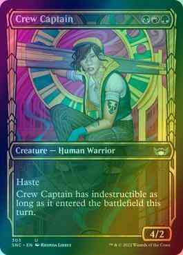 Crew Captain [303] [Golden Age Showcase] [Streets of New Capenna] [Foil]