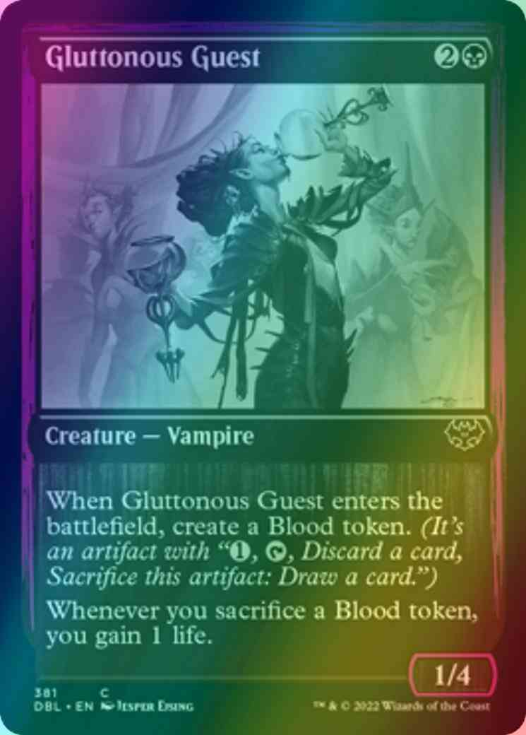 Gluttonous Guest [381] [Innistrad: Double Feature] [Foil]