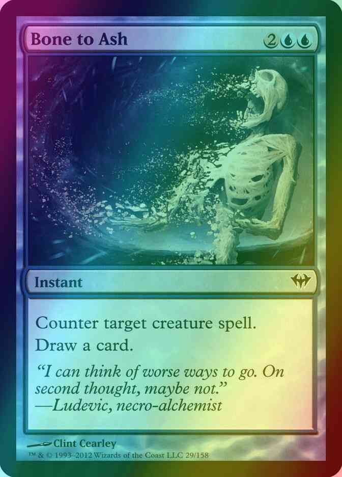 Bone to Ash [29] [Dark Ascension] [Foil]