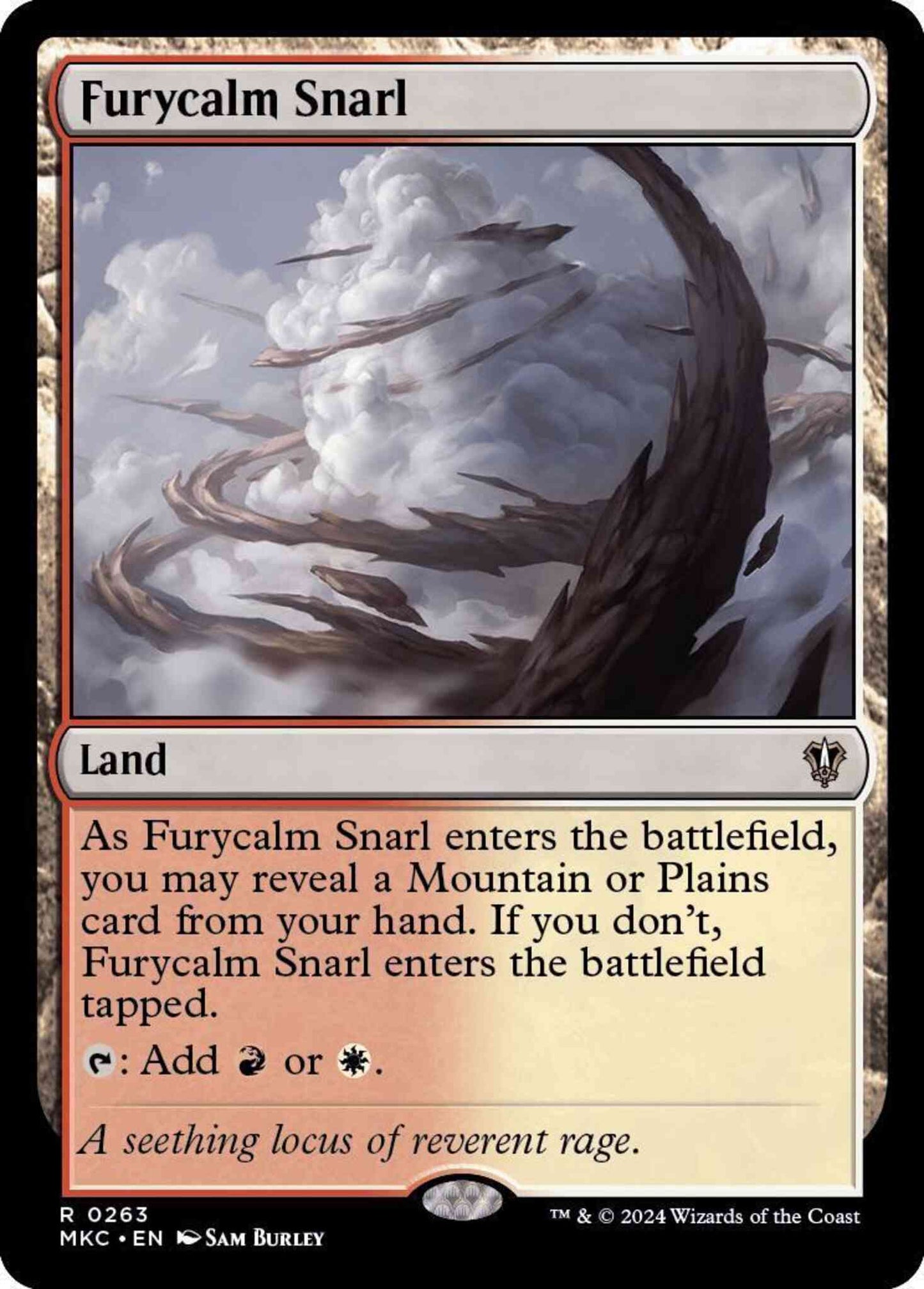 Furycalm Snarl [263] [Murders at Karlov Manor: Commander] [Non-Foil]