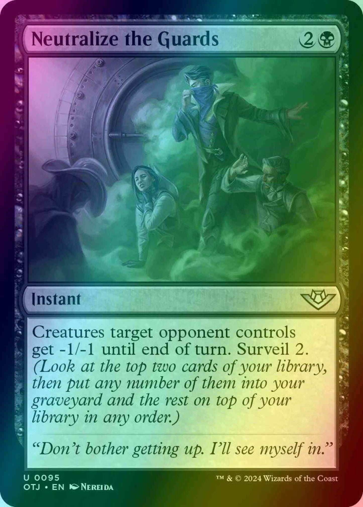Neutralize the Guards [95] [Outlaws of Thunder Junction] [Foil]