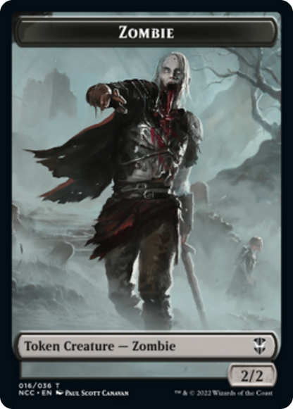 Goat Token (06) // Zombie Token (16) [Streets of New Capenna: Commander: Tokens] [Non-Foil]