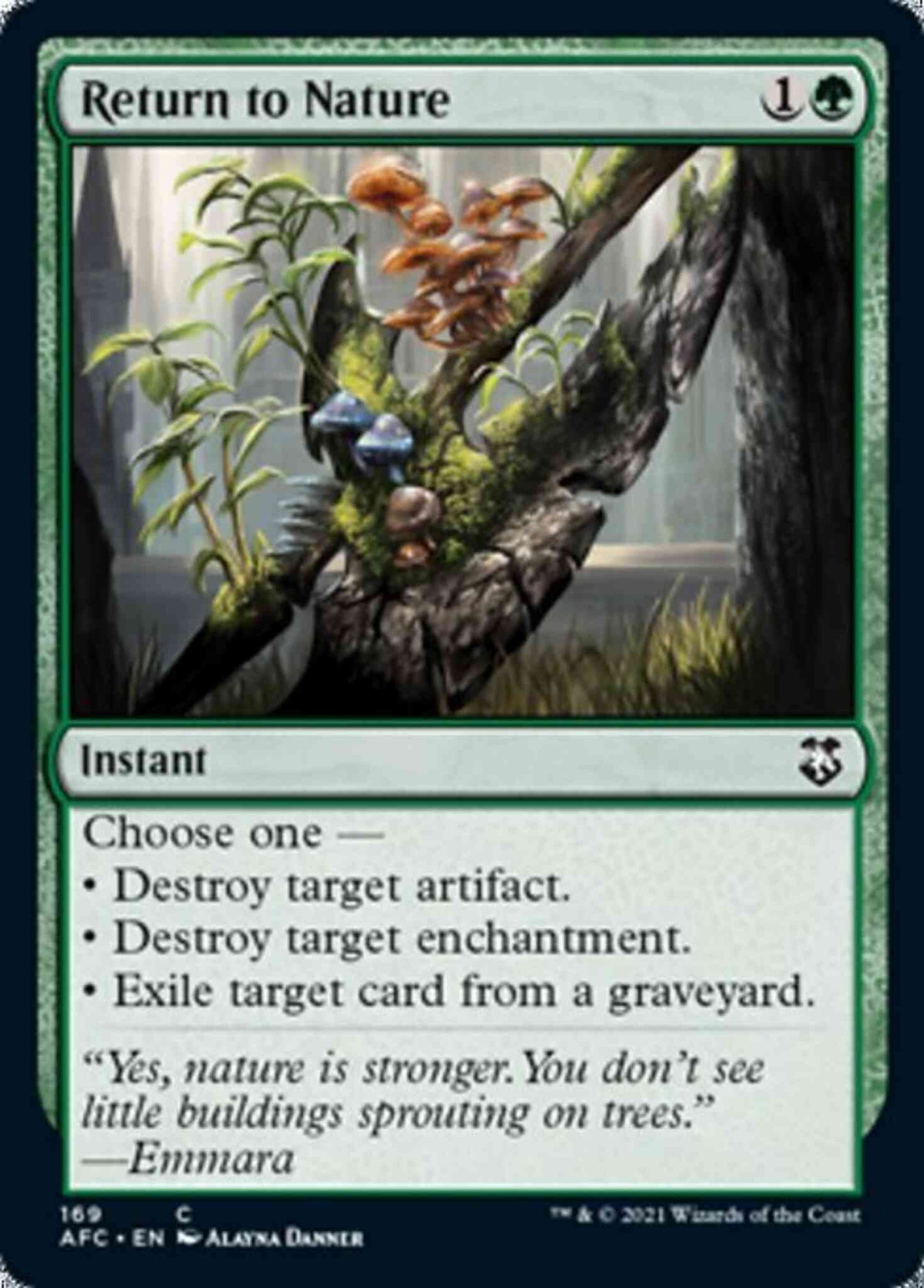 Return to Nature [169] [Adventures in the Forgotten Realms Commander] [Non-Foil]