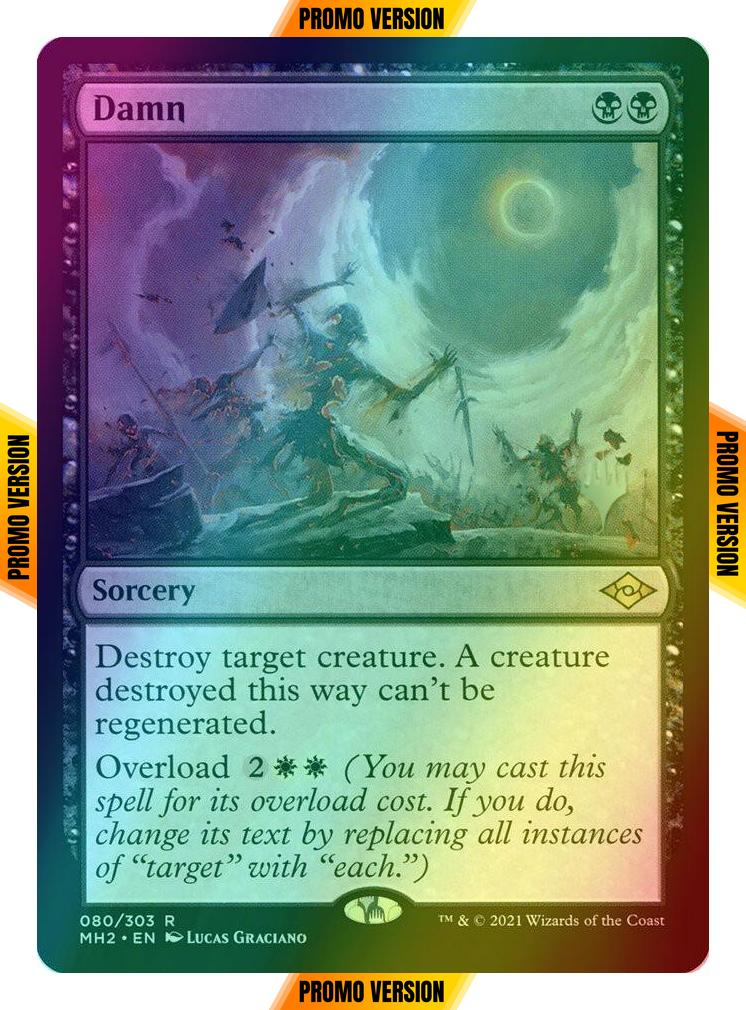 Damn [80p] [Promo Pack] [Modern Horizons 2 Promos] [Foil]