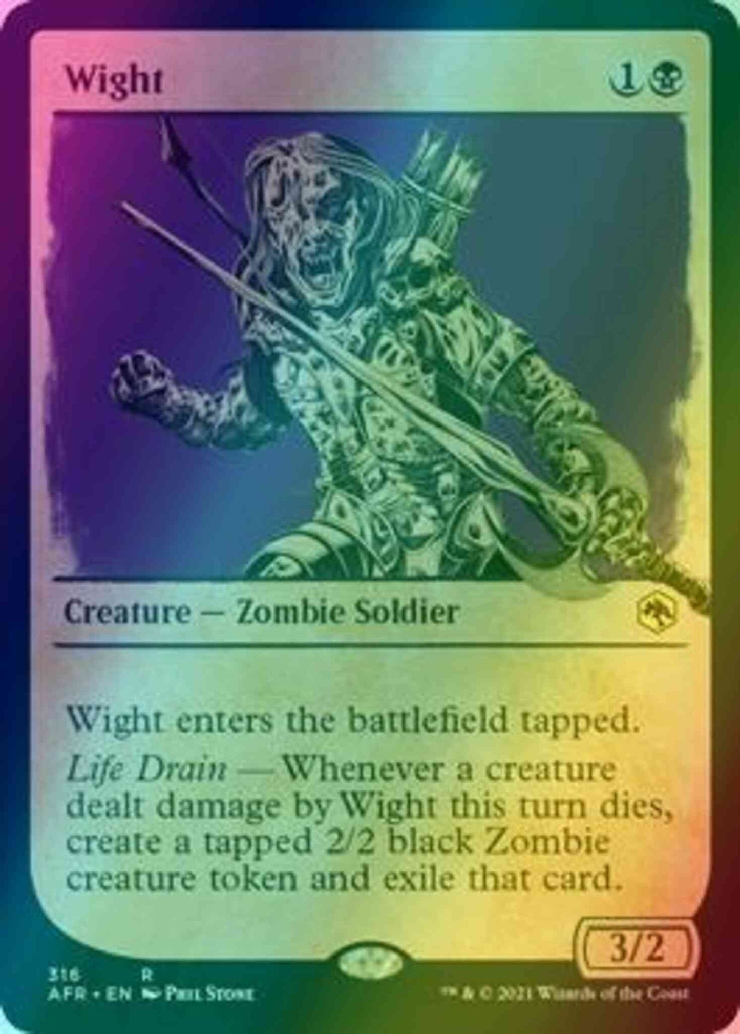 Wight [316] [Rulebook Showcase] [Adventures in the Forgotten Realms] [Foil]