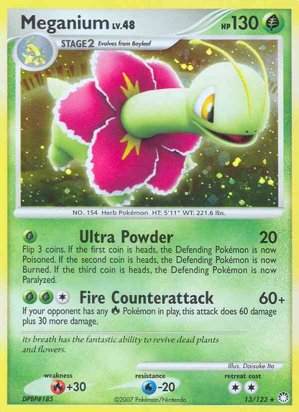 Meganium - 13/123 - Rare Holo [dp2-13] [Holo]