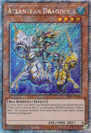 Atlantean Dragoons - RA03-EN006 - Platinum Secret Rare - 1st Edition