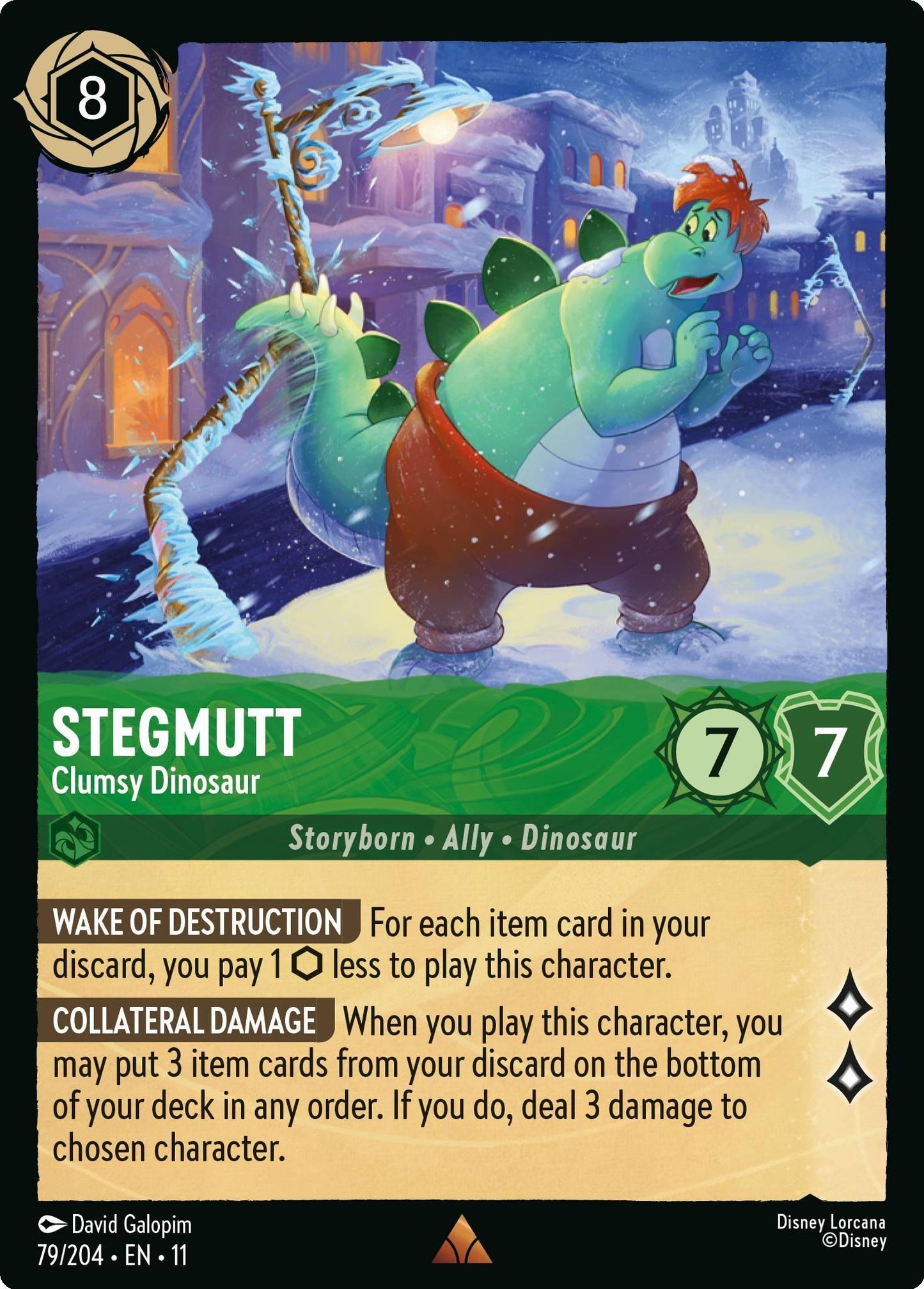 Stegmutt - Clumsy Dinosaur - 79/204 [Winterspell] [Non-Foil]
