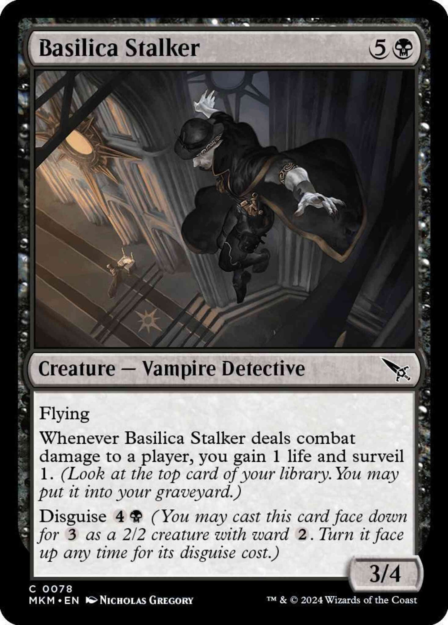 Basilica Stalker [78] [Murders at Karlov Manor] [Non-Foil]
