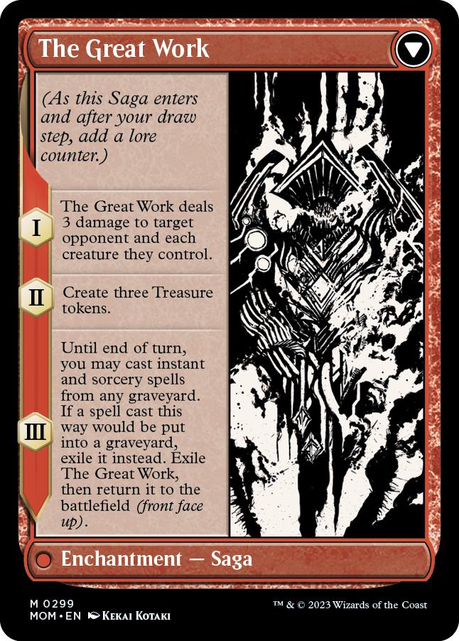 Urabrask // The Great Work [299] [Planar Showcase] [March of the Machine] [Non-Foil]