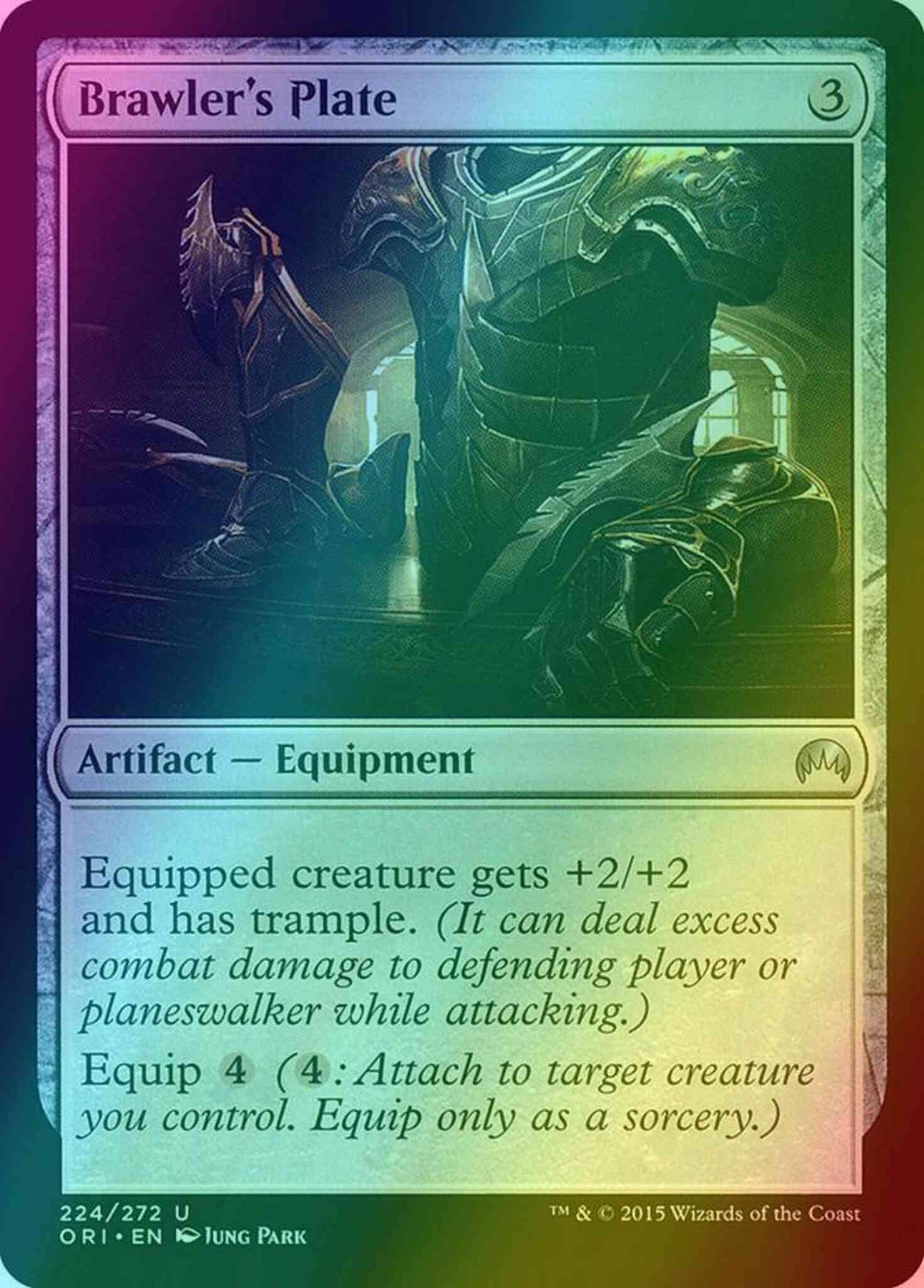 Brawler's Plate [224] [Magic Origins] [Foil]