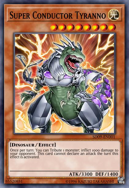 Super Conductor Tyranno - BP01-EN013 - Starfoil Rare - Unlimited