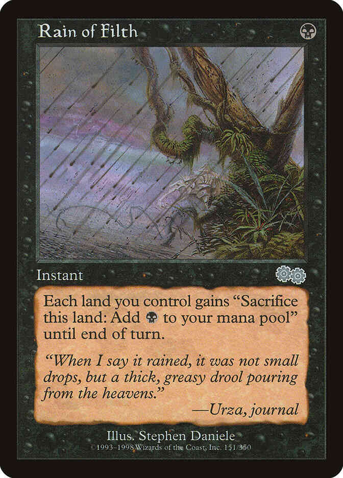 Rain of Filth [151] [Urza's Saga] [Non-Foil]