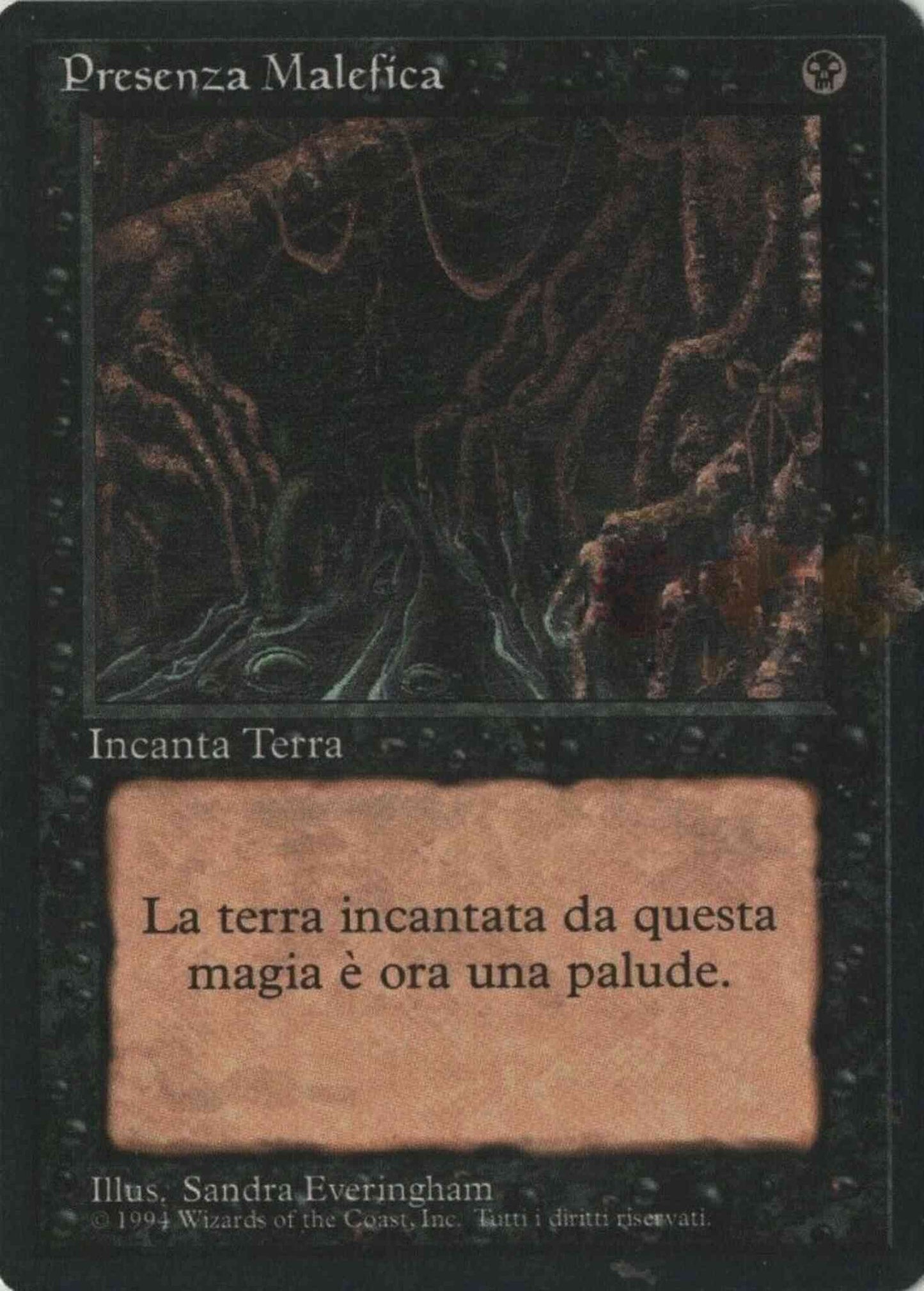 Evil Presence - Italian [110] [Foreign Black Border: Italian] [Non-Foil]