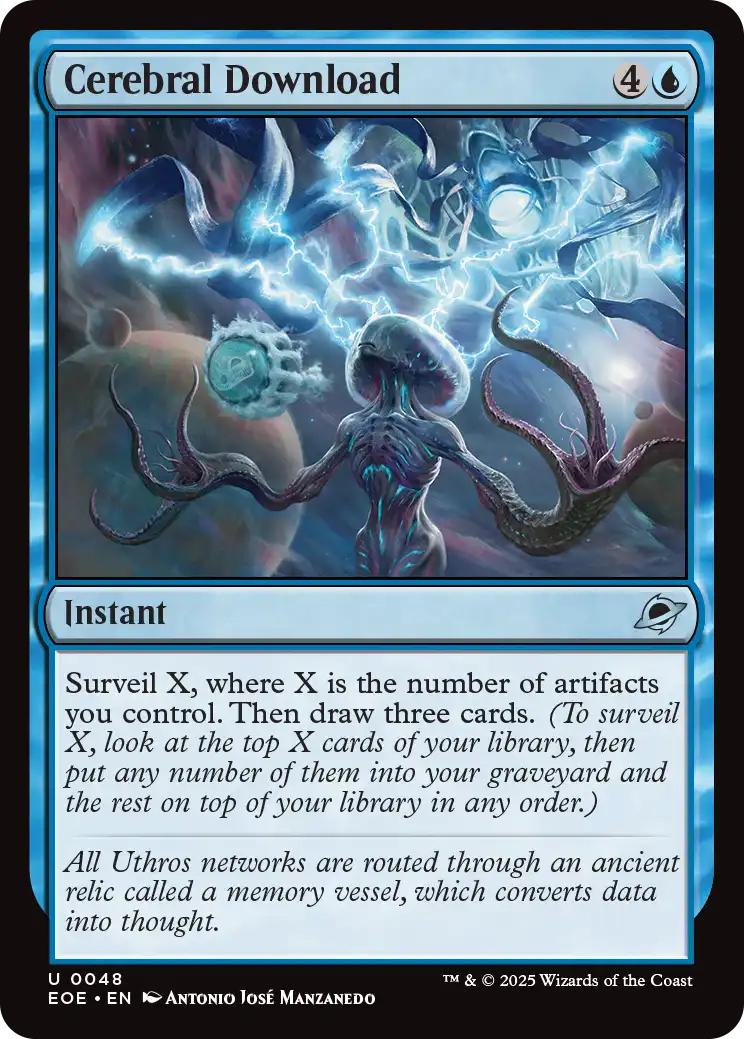 Cerebral Download [48] [Edge of Eternities] [Non-Foil]
