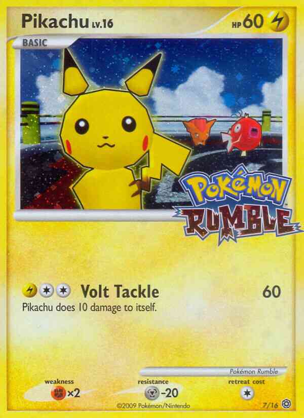 Pikachu - 7/16 - Promo [ru1-7] [Holo]