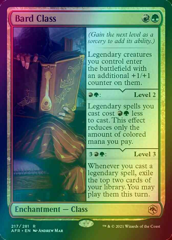 Bard Class [217] [Adventures in the Forgotten Realms] [Foil]