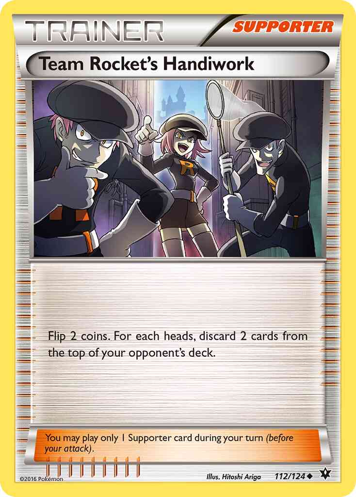 Team Rocket's Handiwork - 112/124 - Uncommon [xy10-112] [Reverse Holo]