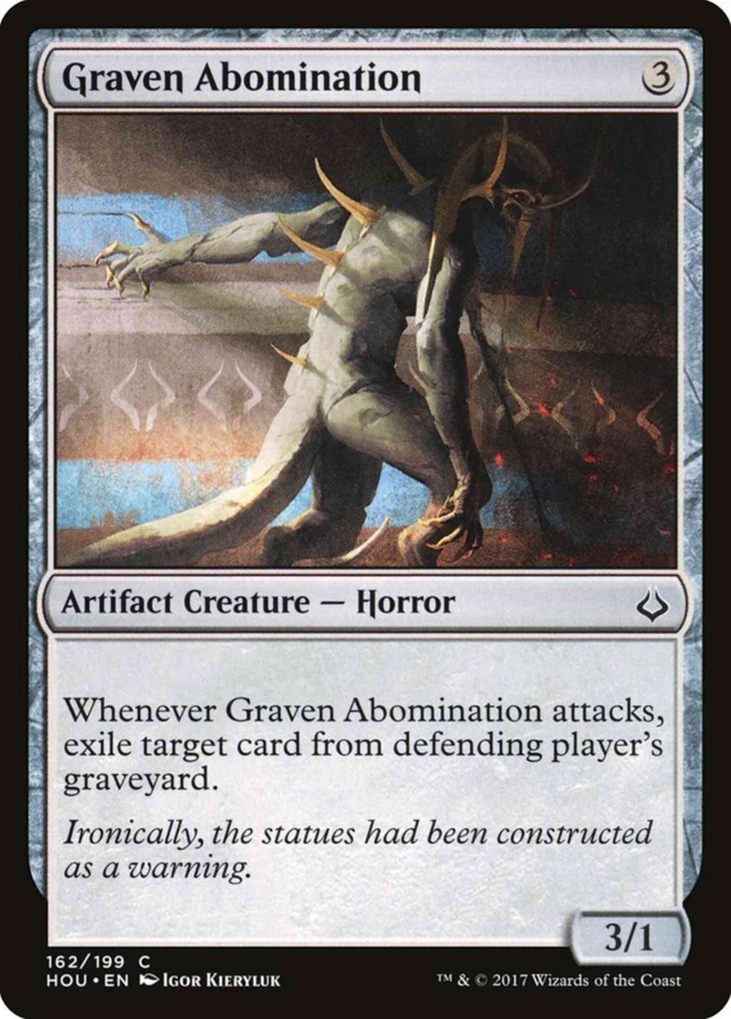 Graven Abomination [162] [Hour of Devastation] [Non-Foil]