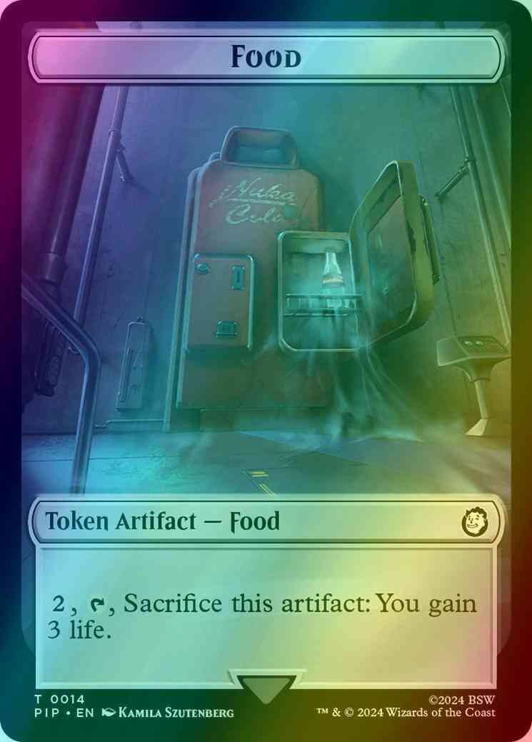 Food Token (14) // Soldier Token (04) [Fallout: Tokens] [Foil]