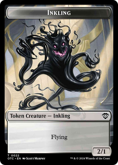 Inkling Token (22) // Treasure Token (18) [Outlaws of Thunder Junction: Commander: Tokens] [Non-Foil]