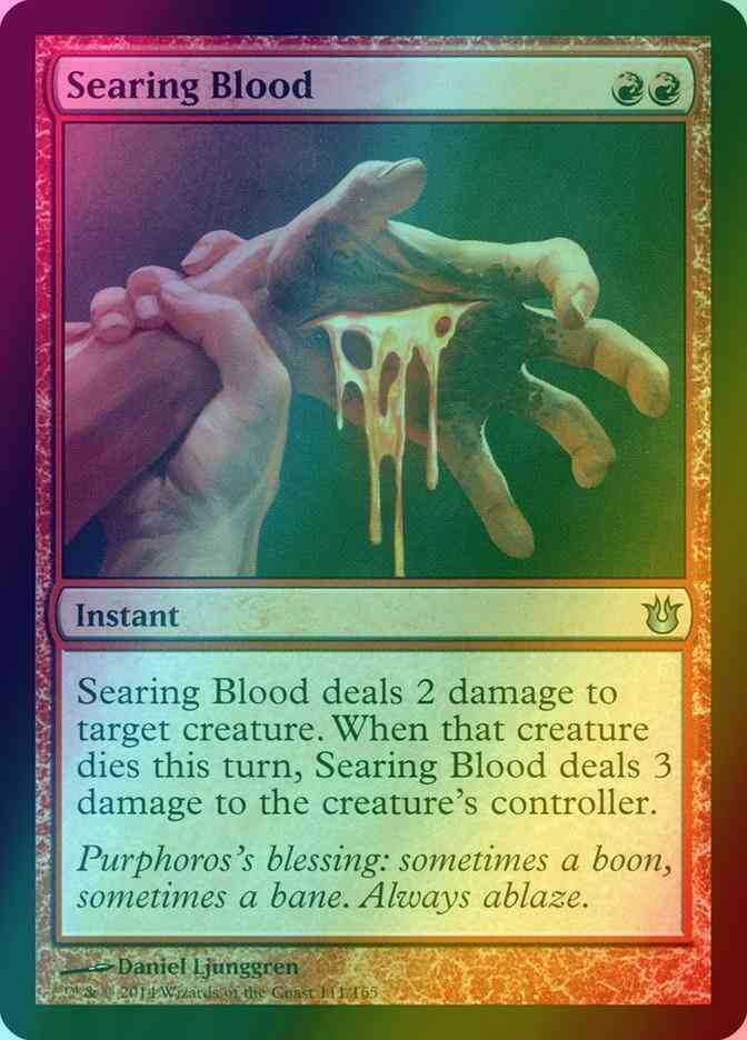 Searing Blood [111] [Born of the Gods] [Foil]
