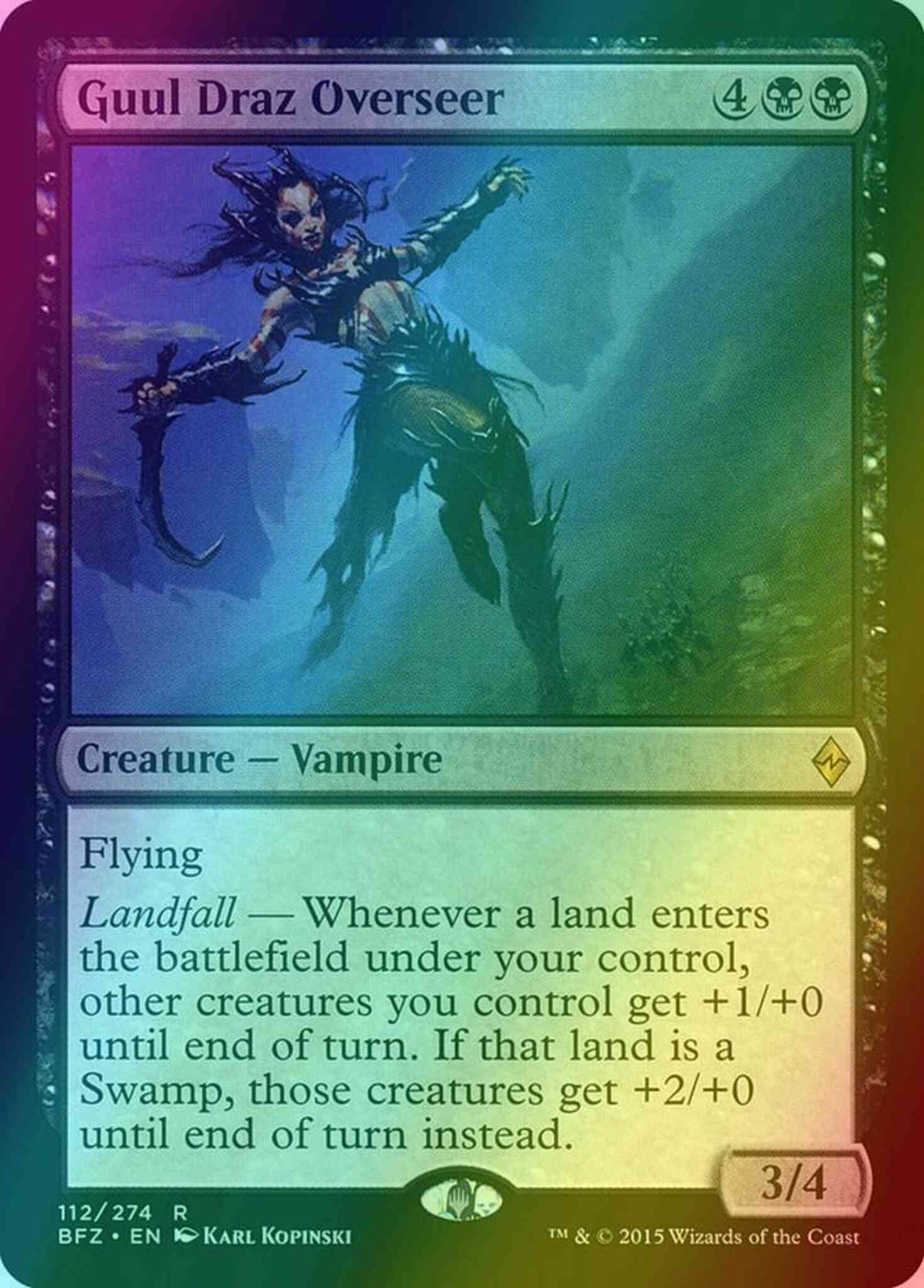 Guul Draz Overseer [112] [Battle for Zendikar] [Foil]