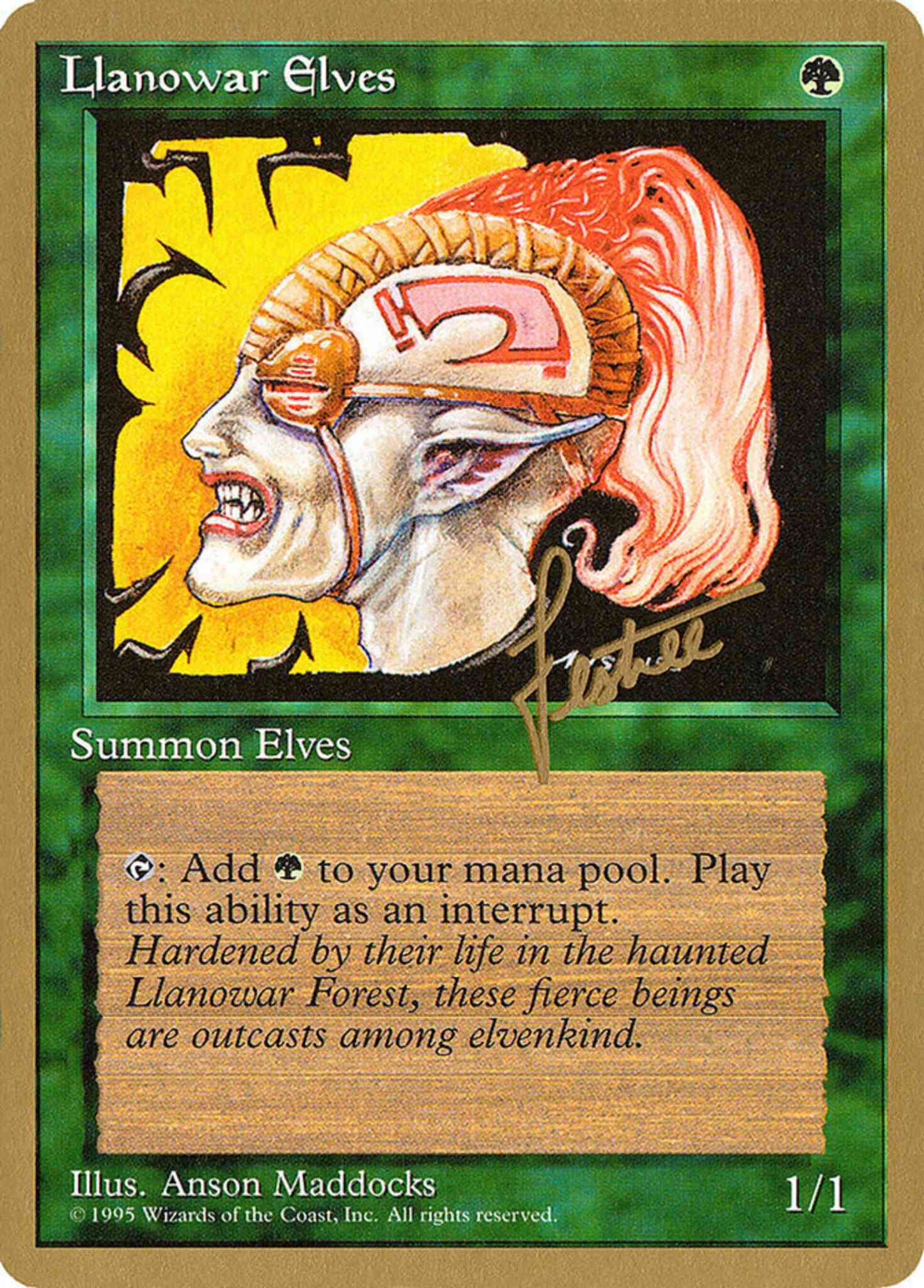 Llanowar Elves [bl261] [Pro Tour Collector Set] [Non-Foil]