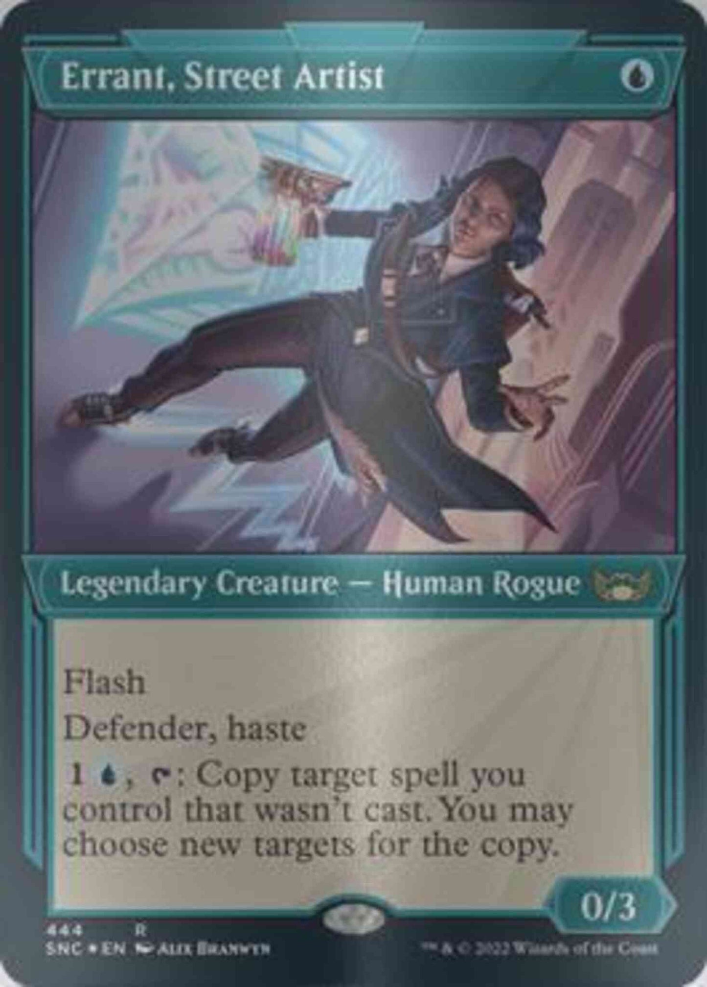 Errant, Street Artist [444] [Art Deco Showcase] [Streets of New Capenna] [Etched Foil]