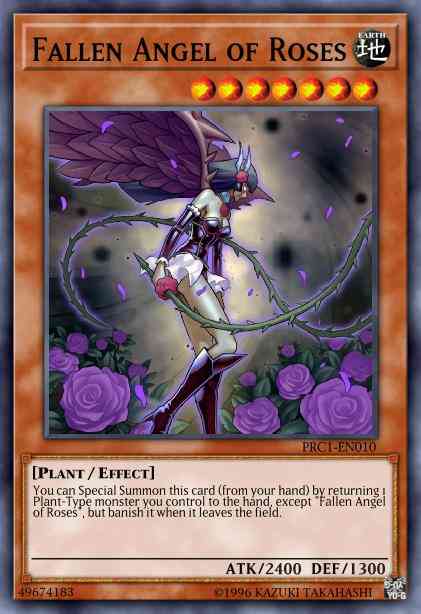 Fallen Angel of Roses - PRC1-EN010 - Super Rare - 1st Edition