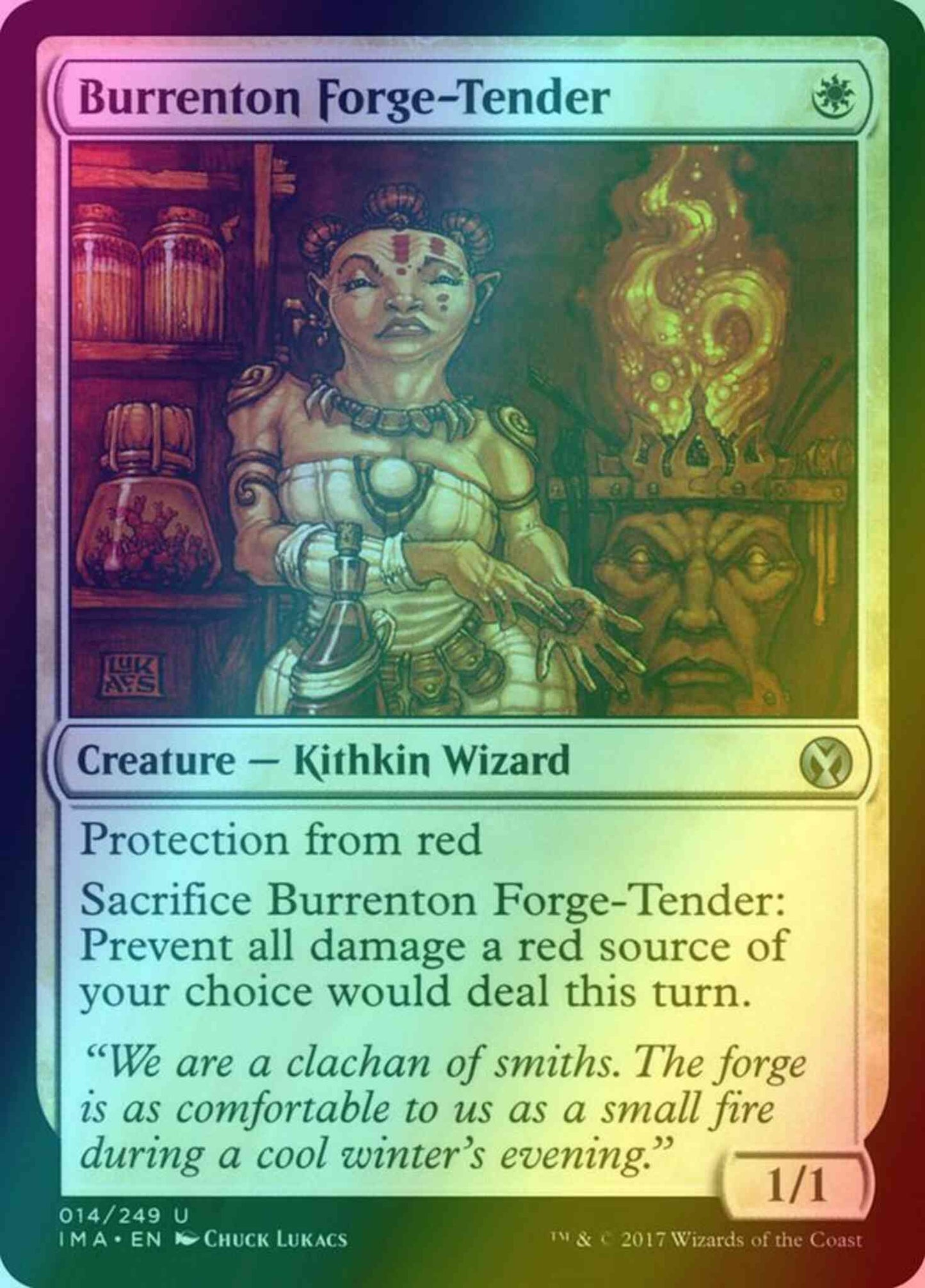 Burrenton Forge-Tender [14] [Iconic Masters] [Foil]