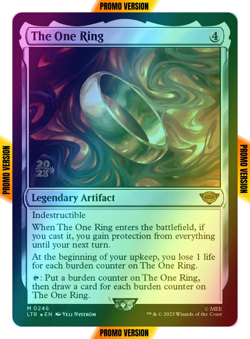 The One Ring [246s] [Prerelease] [The Lord of the Rings: Tales of Middle-earth: Promos] [Foil]