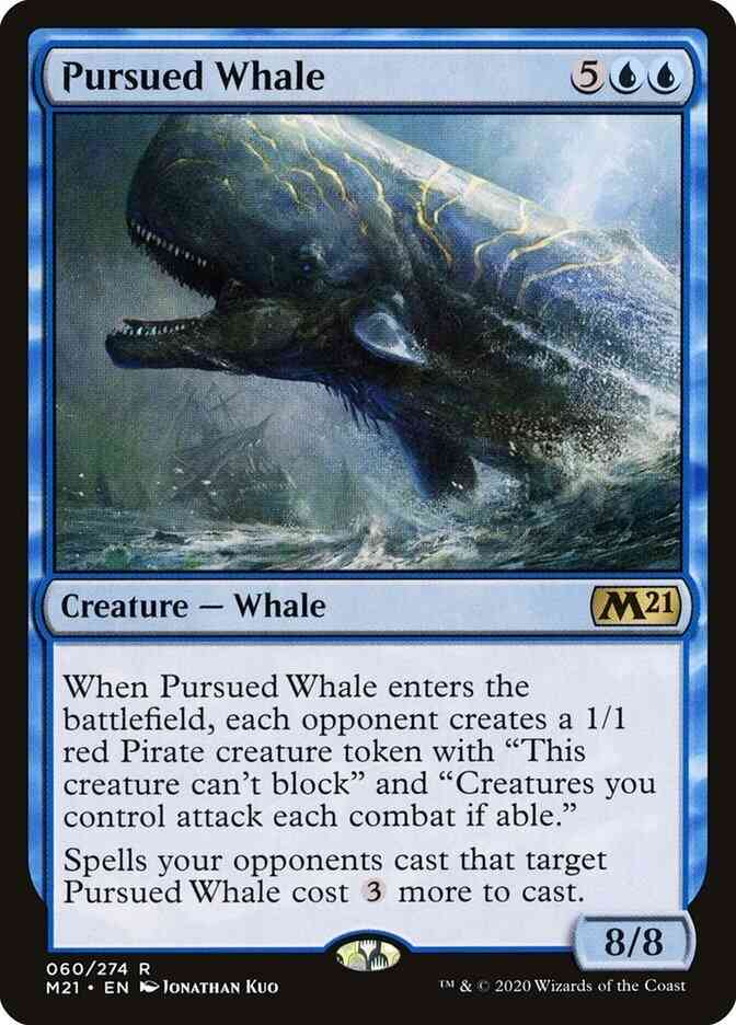 Pursued Whale [60] [Core Set 2021] [Non-Foil]