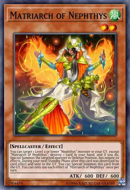 Matriarch of Nephthys - HISU-EN001 - Super Rare - 1st Edition