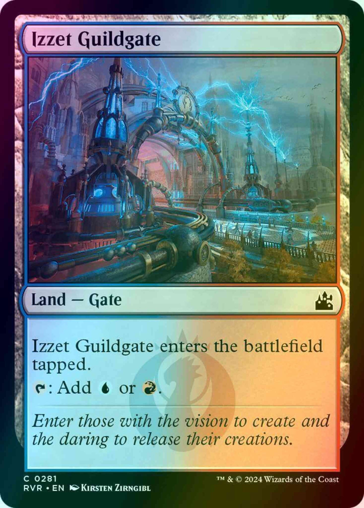 Izzet Guildgate [281] [Ravnica Remastered] [Foil]