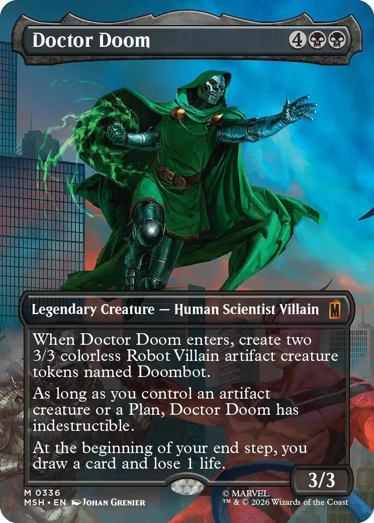 Doctor Doom [336] [Borderless] [Scene] [Marvel Super Heroes] [Non-Foil]