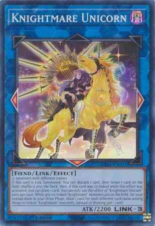Knightmare Unicorn - Alternate Art - RA01-EN043 - Super Rare - 1st Edition