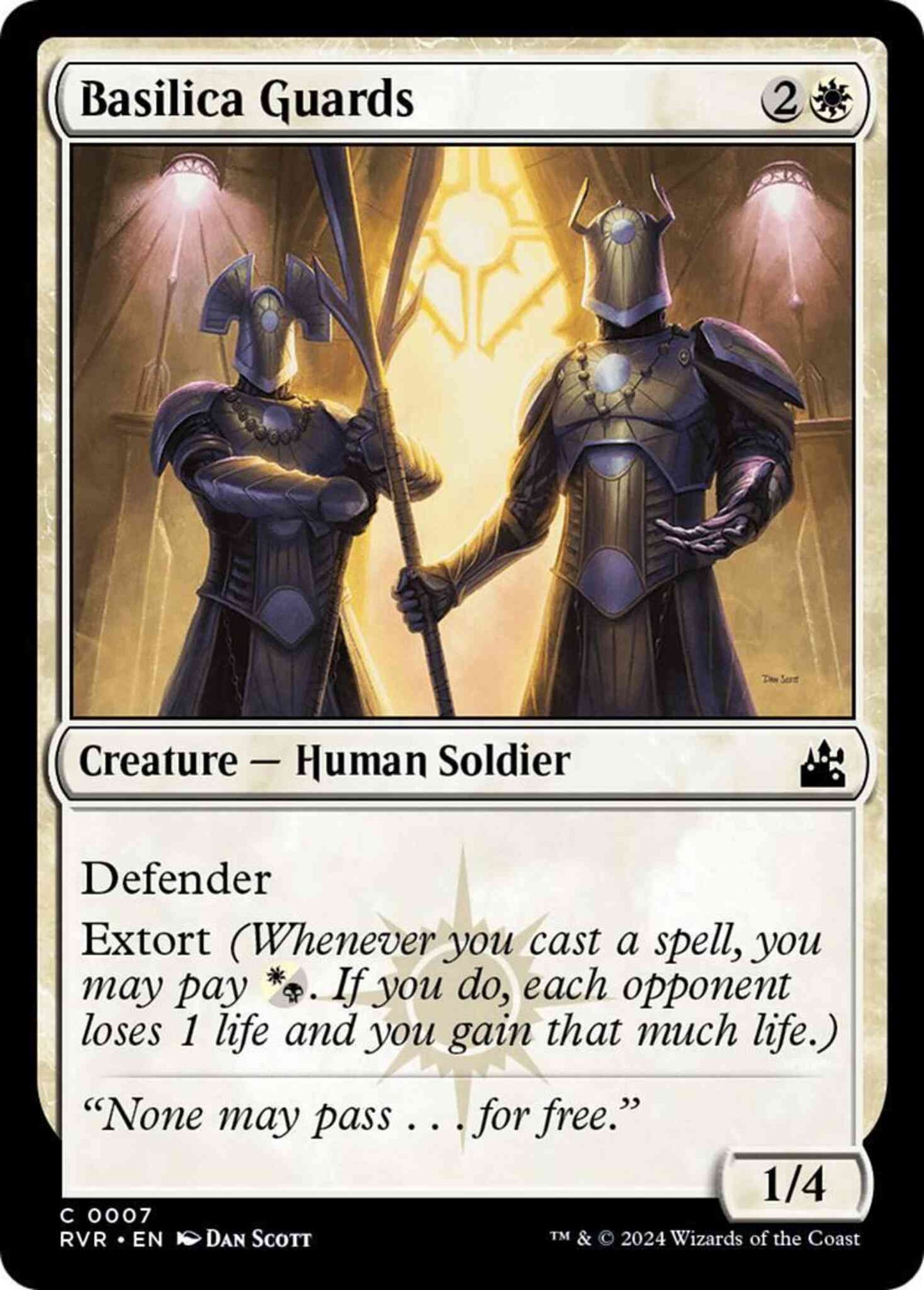 Basilica Guards [7] [Ravnica Remastered] [Non-Foil]