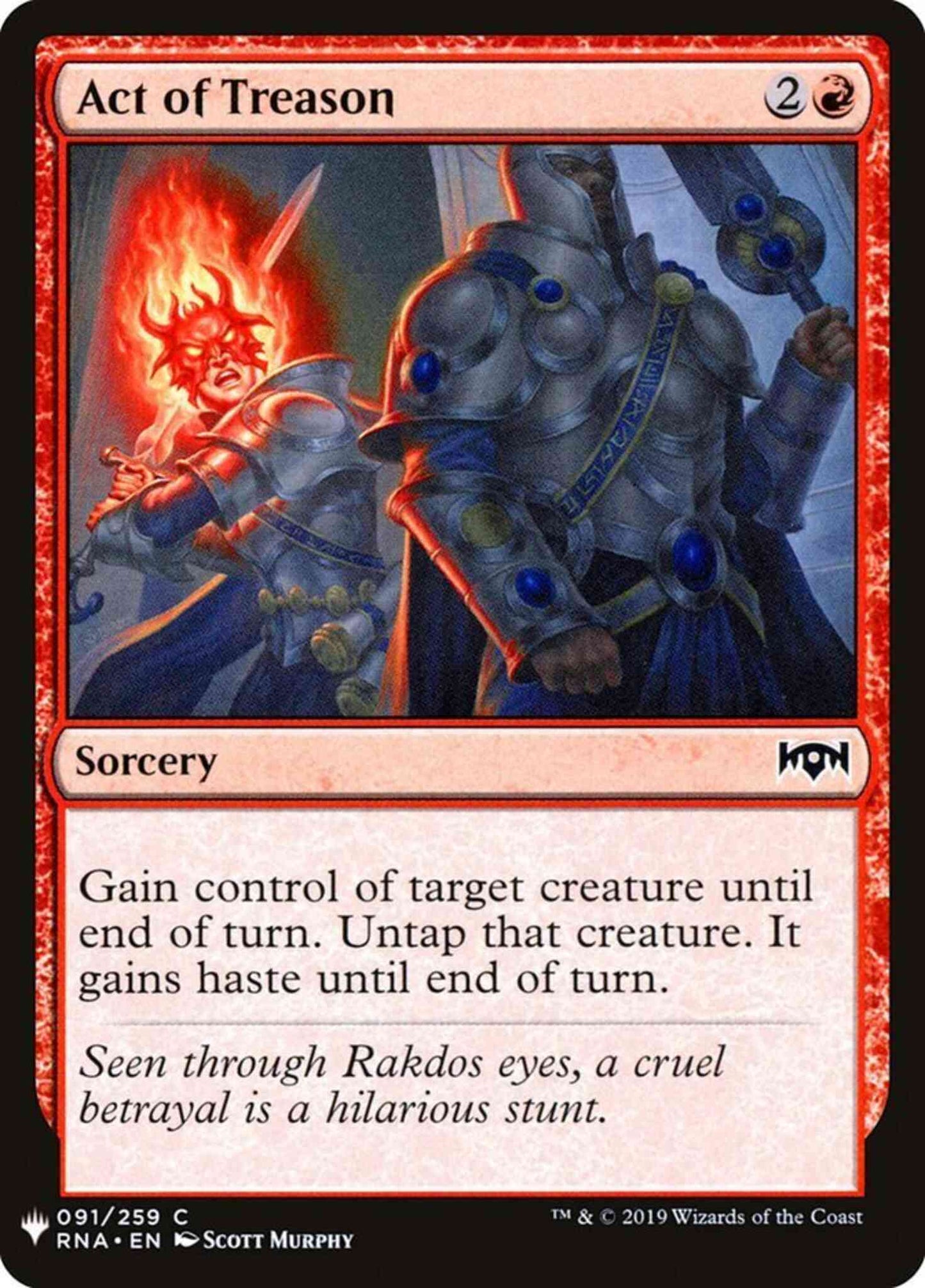 Act of Treason [RNA-91] [The List] [Non-Foil]