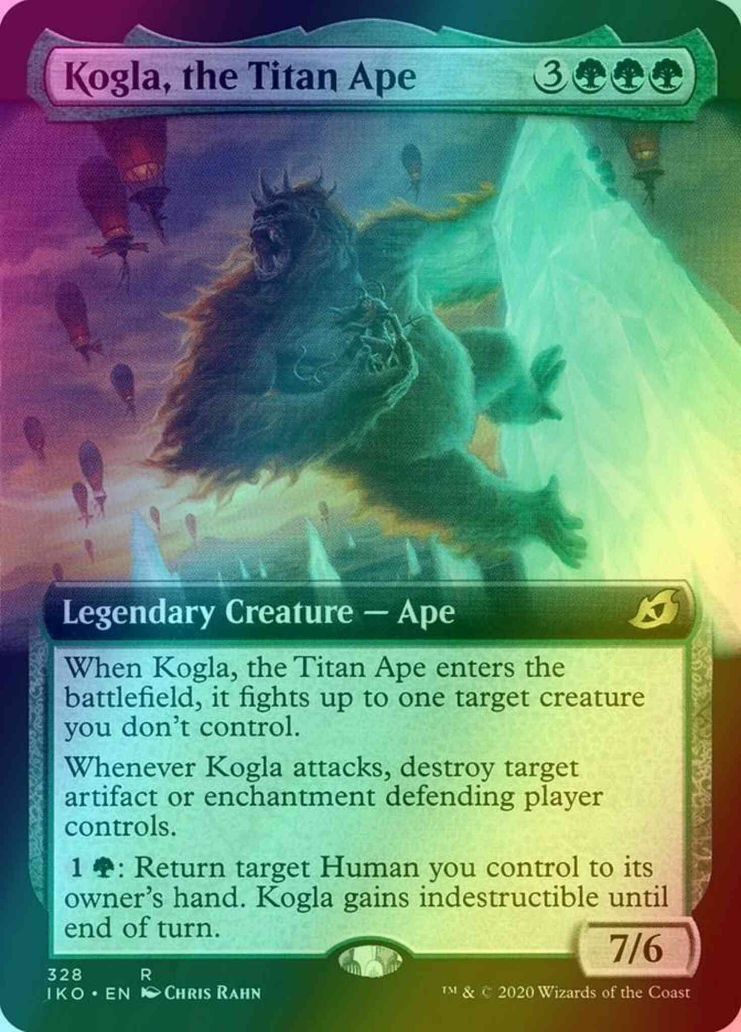 Kogla, the Titan Ape [328] [Extended Art] [Ikoria: Lair of Behemoths] [Foil]
