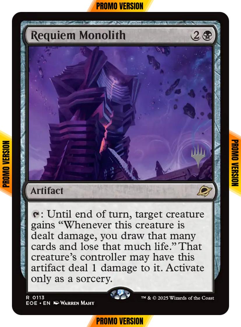 Requiem Monolith [113p] [Promo Pack] [Edge of Eternities: Promos] [Non-Foil]