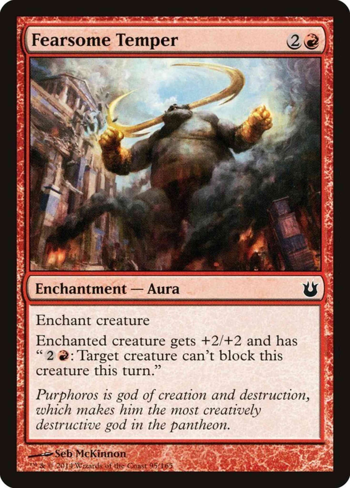 Fearsome Temper [95] [Born of the Gods] [Non-Foil]